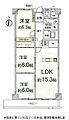 第一茨木ビューハイツ3号棟6階2,080万円