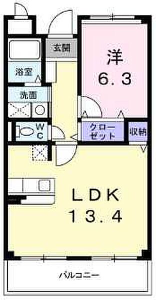兵庫県姫路市北今宿２丁目(賃貸マンション2LDK・2階・53.73㎡)の写真 その2