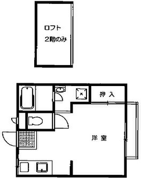 兵庫県姫路市書写(賃貸アパート1R・2階・24.84㎡)の写真 その2
