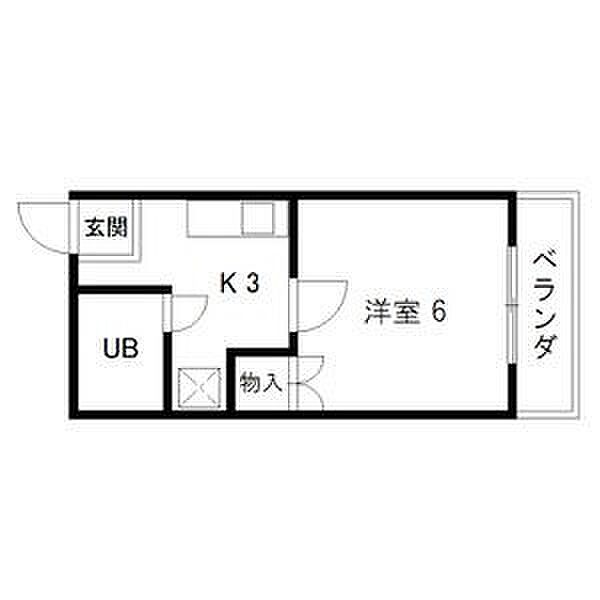 大阪府吹田市朝日が丘町(賃貸アパート1K・2階・19.00㎡)の写真 その2