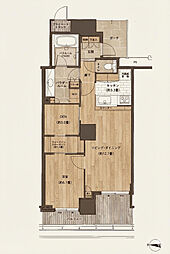 間取図画像 1SLDK