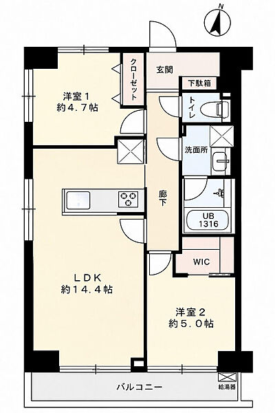 間取りを拡大表示