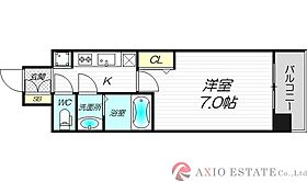 gm HIGASHIMIKUNI  ｜ 大阪府大阪市淀川区東三国1丁目1-16（賃貸マンション1K・2階・23.64㎡） その2