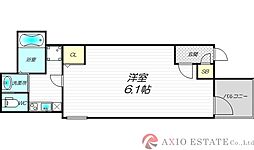 MELDIA下新庄 1階1Kの間取り