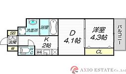 ライブガーデン江坂VIII 2階