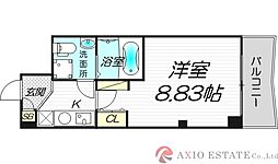 セレニテ新大阪弐番館 10階1Kの間取り