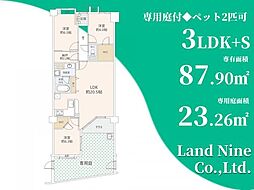 レーベンハイム東船橋ラピュアス 3SLDKの間取図画像