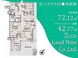 ベルシェ松戸5 3LDKの間取図画像