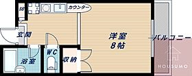 プランツ緑地 417 ｜ 大阪府吹田市春日3丁目（賃貸マンション1R・4階・25.20㎡） その2