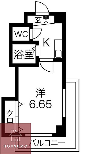 ベルメゾン千里山 ｜大阪府吹田市千里山東3丁目(賃貸マンション1K・2階・19.77㎡)の写真 その2