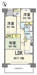 センチュリーつくばみらい平 3LDKの間取図画像