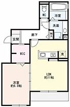 キタノコルン 102 ｜ 兵庫県神戸市中央区山本通2丁目14-13（賃貸アパート1LDK・1階・46.68㎡） その2