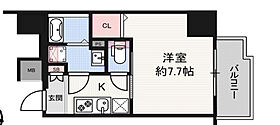 レジデンス神戸レガーロ 1104 ｜ 兵庫県神戸市兵庫区湊町1丁目4-25（賃貸マンション1K・7階・25.73㎡） その2