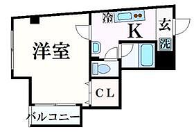 ラフォンテ三宮旭 703 ｜ 兵庫県神戸市中央区旭通1丁目2-6（賃貸マンション1K・7階・27.81㎡） その2