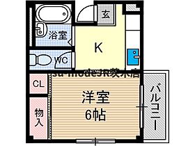 ハイツ寿里庵  ｜ 大阪府茨木市沢良宜東町（賃貸マンション1K・3階・24.30㎡） その2