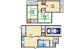 鳥飼新町戸建  ｜ 大阪府摂津市鳥飼新町2丁目（賃貸一戸建3LDK・1階・73.69㎡） その2