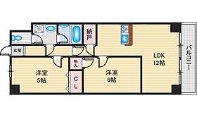 ＭＳヒルズ千里丘サウス  ｜ 大阪府吹田市尺谷（賃貸マンション2LDK・4階・62.15㎡） その2