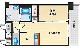 スプランディッド茨木天王  ｜ 大阪府茨木市天王1丁目（賃貸マンション1LDK・4階・37.34㎡） その2