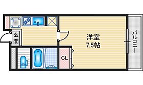 コアティーパートI  ｜ 大阪府吹田市岸部中3丁目（賃貸マンション1K・4階・23.10㎡） その2