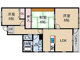 ウイングビュー鮎川  ｜ 大阪府茨木市鮎川4丁目（賃貸マンション3LDK・3階・75.00㎡） その2