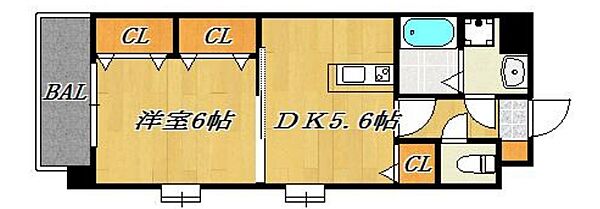 ソルレヴェンテ ｜福岡県福岡市博多区豊2丁目(賃貸マンション1DK・8階・30.96㎡)の写真 その2