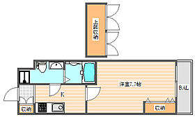 ギャランティー21博多 ORIENT BLD No.66  ｜ 福岡県福岡市博多区堅粕3丁目（賃貸マンション1K・4階・23.01㎡） その2