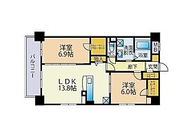 カメリアビル2  ｜ 福岡県福岡市博多区那珂4丁目（賃貸マンション2LDK・5階・64.83㎡） その2