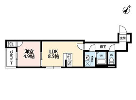 アドバンス光丘  ｜ 福岡県福岡市博多区光丘町1丁目（賃貸アパート1LDK・1階・35.08㎡） その2