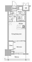 エンクレスト吉塚駅前2  ｜ 福岡県福岡市東区馬出1丁目（賃貸マンション1LDK・11階・33.54㎡） その2