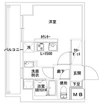 Le magnolia住吉  ｜ 福岡県福岡市博多区住吉4丁目（賃貸マンション1R・1階・25.00㎡） その2