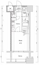 エンクレスト博多EAST PARK  ｜ 福岡県福岡市博多区千代1丁目（賃貸マンション1K・2階・25.26㎡） その2