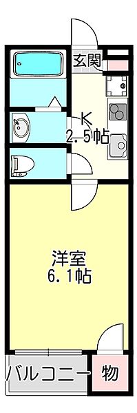 モダンアパートメント平野本町 ｜大阪府大阪市平野区平野本町4丁目(賃貸アパート1K・1階・21.80㎡)の写真 その2