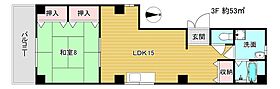 セレッソプラーサ中川  ｜ 大阪府大阪市生野区中川3丁目6-11（賃貸マンション1LDK・3階・53.00㎡） その2