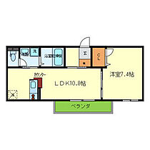 ドゥ・リュエルB棟  ｜ 大阪府東大阪市稲葉2丁目6-34（賃貸アパート1LDK・2階・40.00㎡） その2