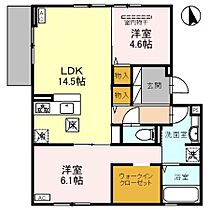 大阪府東大阪市柏田西1丁目（賃貸アパート2LDK・1階・65.05㎡） その2