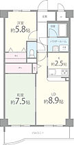 ディアコート  ｜ 大阪府東大阪市今米2丁目6-41（賃貸マンション2LDK・3階・55.35㎡） その2