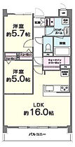 シャンテソレイユ  ｜ 大阪府大阪市平野区瓜破西2丁目6-2（賃貸マンション2LDK・3階・62.02㎡） その2