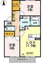 シュトラール喜連  ｜ 大阪府大阪市平野区喜連東3丁目12-32（賃貸アパート2LDK・1階・59.28㎡） その2