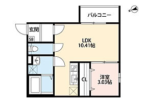 ＳＡＫＵＲＡ  ｜ 大阪府東大阪市稲田新町1丁目6-7（賃貸アパート1LDK・1階・33.11㎡） その2