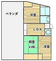 大阪府東大阪市柏田西2丁目7-22（賃貸マンション3LDK・4階・45.00㎡） その2