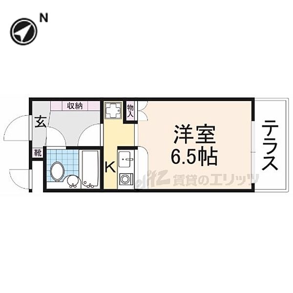 みつがらす 103｜奈良県奈良市三碓３丁目(賃貸マンション1R・1階・18.00㎡)の写真 その2