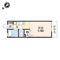 プレジールII 205 ｜ 大阪府寝屋川市池田北町（賃貸アパート1K・2階・20.03㎡） その2