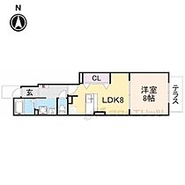 奈良県奈良市宝来４丁目（賃貸アパート1LDK・1階・40.10㎡） その2