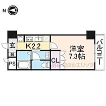 グリーンフィール大宮 401 ｜ 奈良県奈良市大宮町３丁目（賃貸マンション1K・4階・24.75㎡） その2