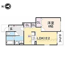 クレメント　サニーI 103 ｜ 奈良県生駒郡斑鳩町興留１丁目（賃貸アパート1LDK・1階・45.72㎡） その2