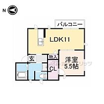 奈良県天理市岩室町（賃貸アパート1LDK・2階・41.00㎡） その2