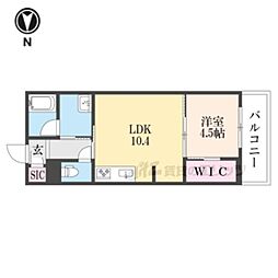 ＳｈａＭａｉｓｏｎ　ＦｏｒｅｓｔａII 3階1LDKの間取り