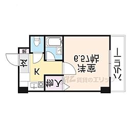 メゾンケイティーエス 1Kの間取図画像