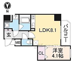 インフィニティ 1LDKの間取図画像