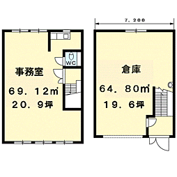 文京町4丁目倉庫付事務所I・K -/102